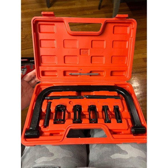 None Other - Valve Spring Compressor Tools Corrosion Resistant 10Pc Spring Clamp Tool Kit Met